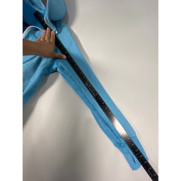 Lululemon Scuba Hoodie Jacket Wee Are From Space Yellow Beaming Blue Size: 8 - Picture 7 of 10